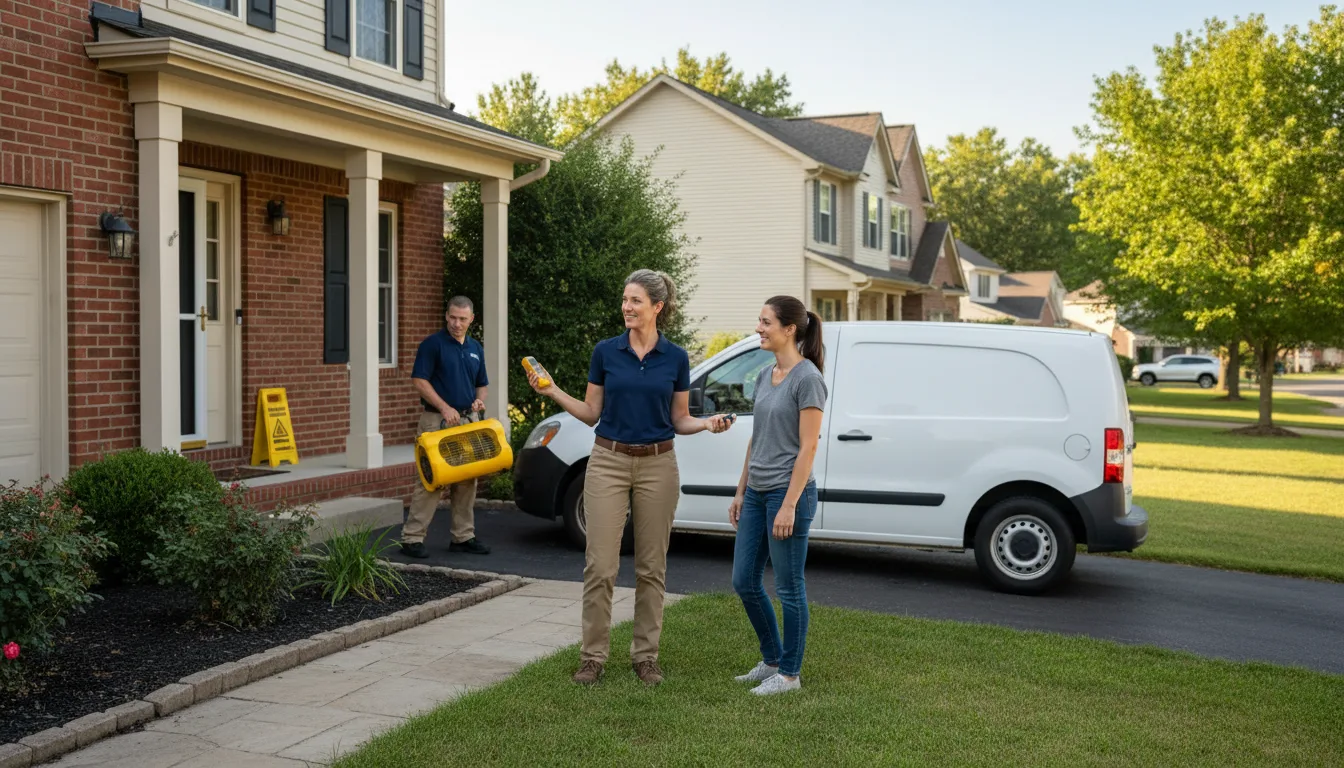 Water restoration image for Dehumidification And Cleanup Services in Freeport, MN
